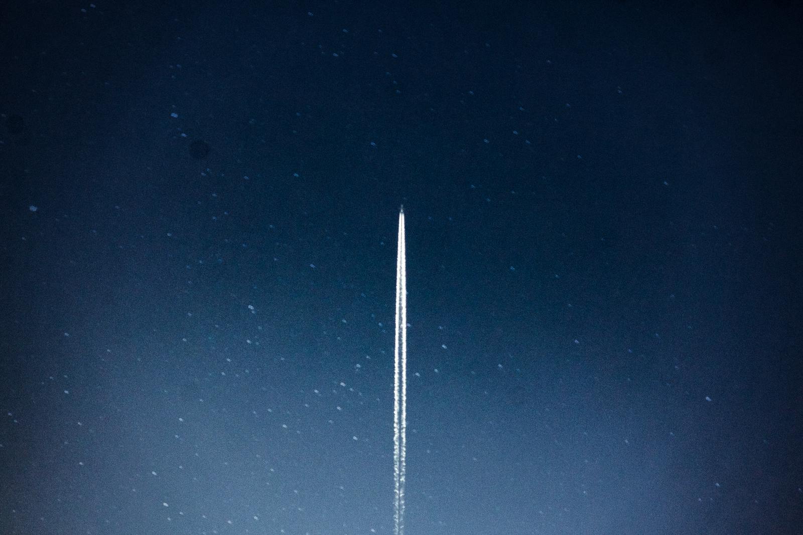 Space Shuttle Launch during Nighttime